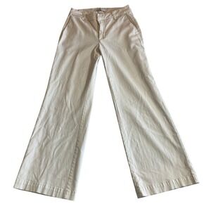 Liverpool Los‎ Angeles Pants 2/26 Kelsey Wide Leg Trouser Cream Off-White
